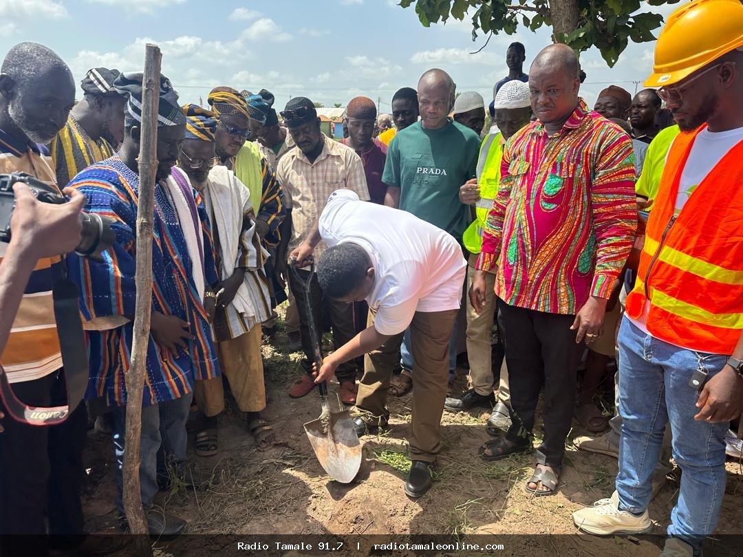 Atta Issah Cuts Sod For 6-unit Classroom Block, ICT Centre At Kasalgu Zion School