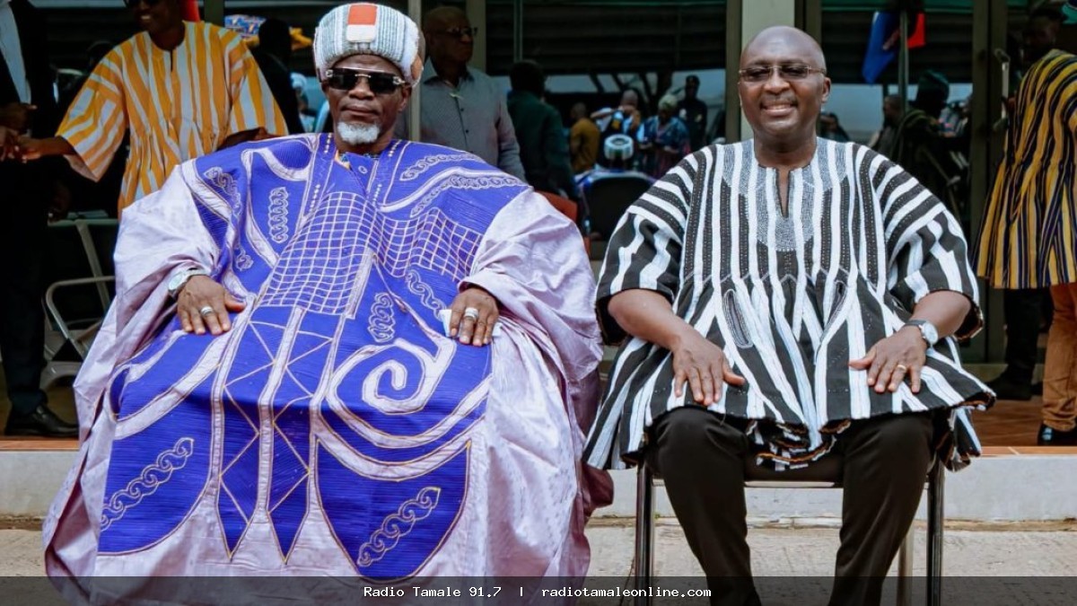 Regent of Dagbon leads chiefs to thank Bawumia; Bawumia assures him of full support for Dagbon peace