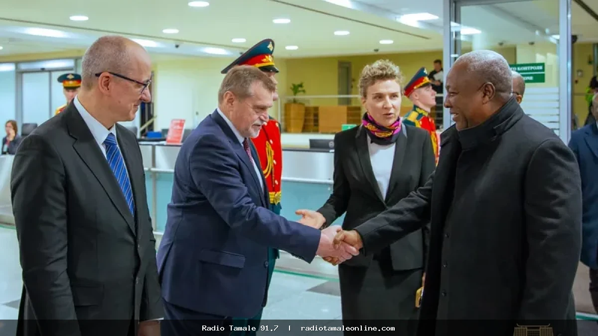 Prez Mahama arrives in Moscow for Russia-Africa Summit; Set to meet Putin