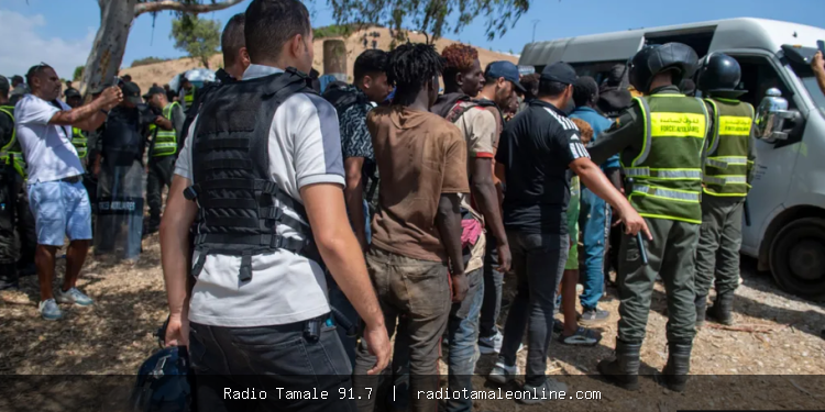Morocco detains dozens of migrants trying to cross into Ceuta