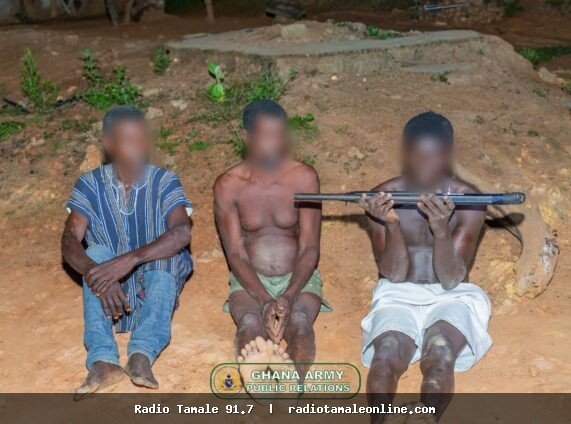 11 arrested as military-police team recovers guns, body armour at Kromase