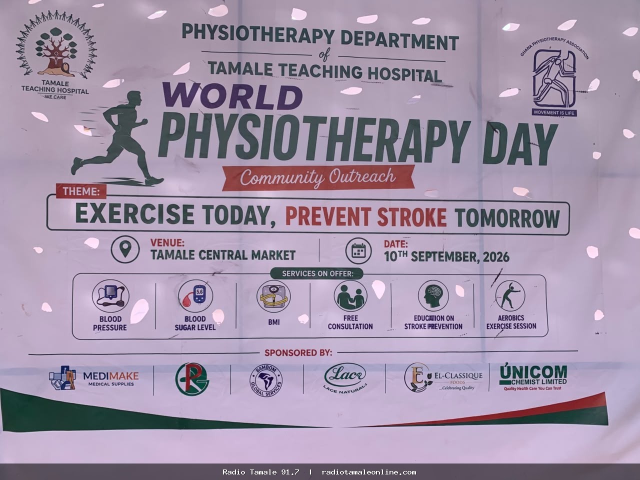 Free screenings put heart health in focus at Tamale Physiotherapy Day event