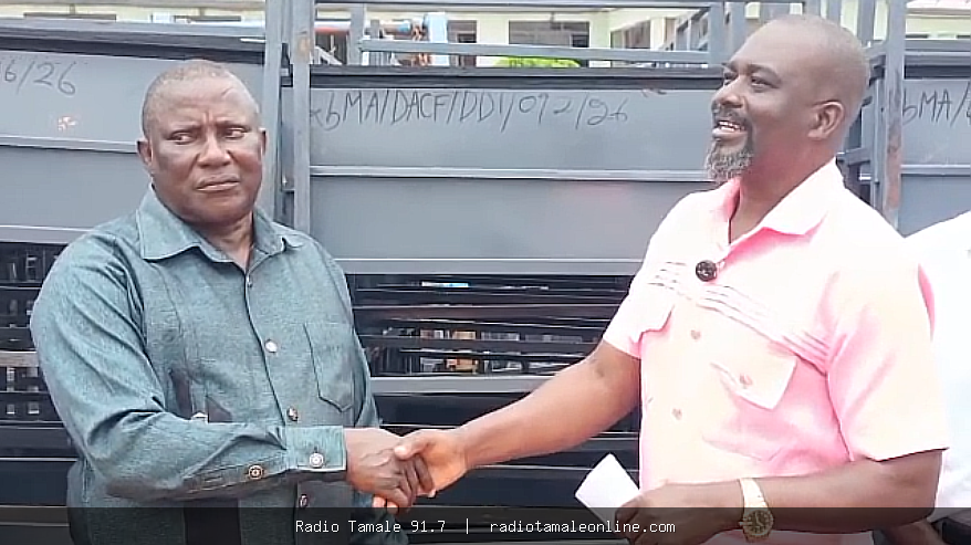 Kwaebibirem MCE presents over 900 desks to schools, urges parents to support children’s education