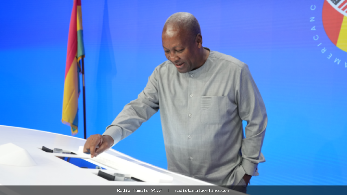 ‘Ghana is open for business’ – Mahama rings Nasdaq closing bell